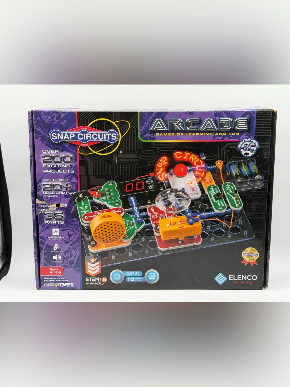 Elenco Snap Circuits Arcade Games Of Learning Build And Play - Open Box New